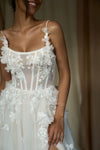 open back wedding dress lace