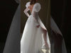 Boho A-Line Wedding Dress with Slits and Corset Lacing Romanova Atelier Erminia