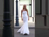 Elegant Satin and Lace Wedding Dress Nim
