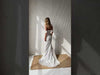 Figure-flattering wedding dress