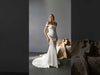 Elegant Fitted Wedding Dress with Embroidered Corset Darby