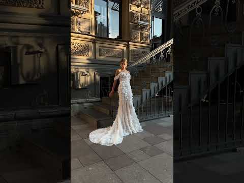 Fitted Wedding Dress With Long Train