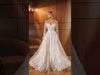 Lace A-Line Wedding Dress with Pearl-Embellished Corset Cherutti