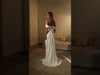 Elegant Lace and Satin Drop-Shoulder Wedding Dress Cora