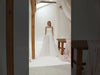 Elegant Organza A-Line Wedding Dress with Draperies and Slit Soul