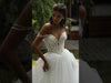 The Pearl Straps and VNeck That Create Pure Bridal Magic weddingdress wedding bride