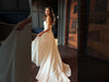 Simple Strapless Wedding Dress