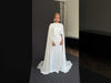 Elegant Fitted Silhouette Embroidered Wedding Dress with Jacket