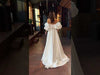 Strapless Satin Wedding Dress