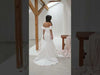 Elegant Beaded Bodice Mikado Wedding Dress Lycoris