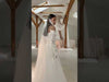 Elegant A-Line Wedding Dress with Skirt Slit Toscana