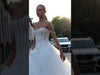 Elegant A-Line Wedding Dress with Pearl Embellishment Elissa 2