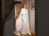 Stunning Details of This Satin Mermaid Wedding Dress