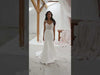 Elegant Fitted Satin & Lace Wedding Dress Liatris