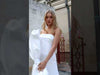 A Fitted Wedding Dress with a Removable Cape Almond 2