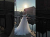 Sleeveless A Line Wedding Dress