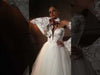 Vintage Glamour Meets Modern Chic A-Line Lace Wedding Dress