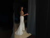 Form-Fitting Satin Wedding Dress with Open Back Sonya Soley Azalia