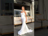 Pearl Corset Satin Wedding Dress Aletheia