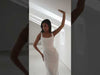 Elegant Open Back Satin Wedding Dress Metida