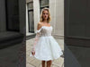 Lace Midi Wedding Dress