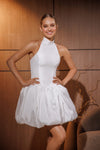 short bridal gown