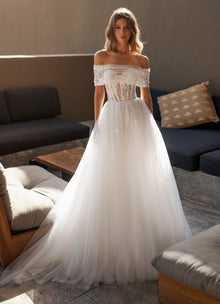  wedding a line dresses