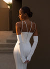 wedding dress corset low back