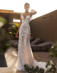  wedding dresses v neck lace