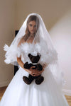 Ball Gown Wedding Dress With Veil