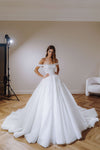 Ball gown wedding dress lace