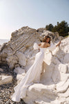 Beachy boho wedding dress