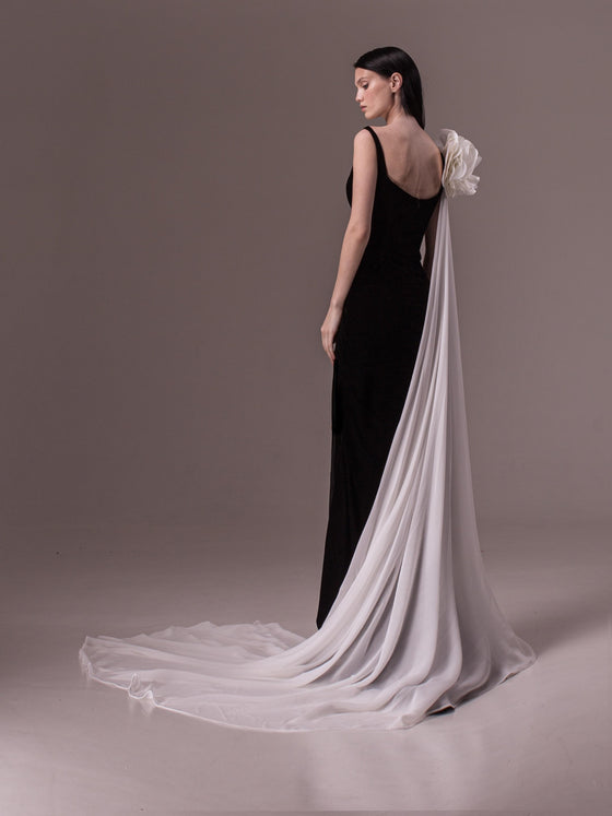 Elegant Black Dress For Wedding