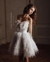 Feather Dress Gown