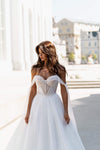 Lace Off The Shoulder Wedding Dress