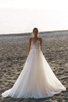 The Arie bustier corset white bridal dress – Mia Bella Couture