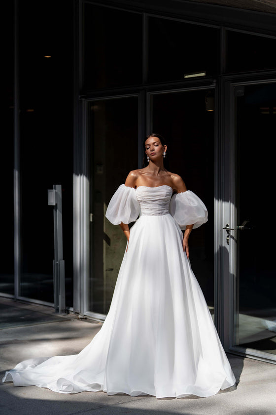 Puffy Wedding Dresses With Sleeves