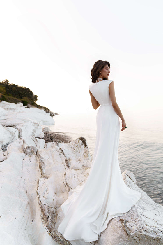 Sheath Wedding Dress 