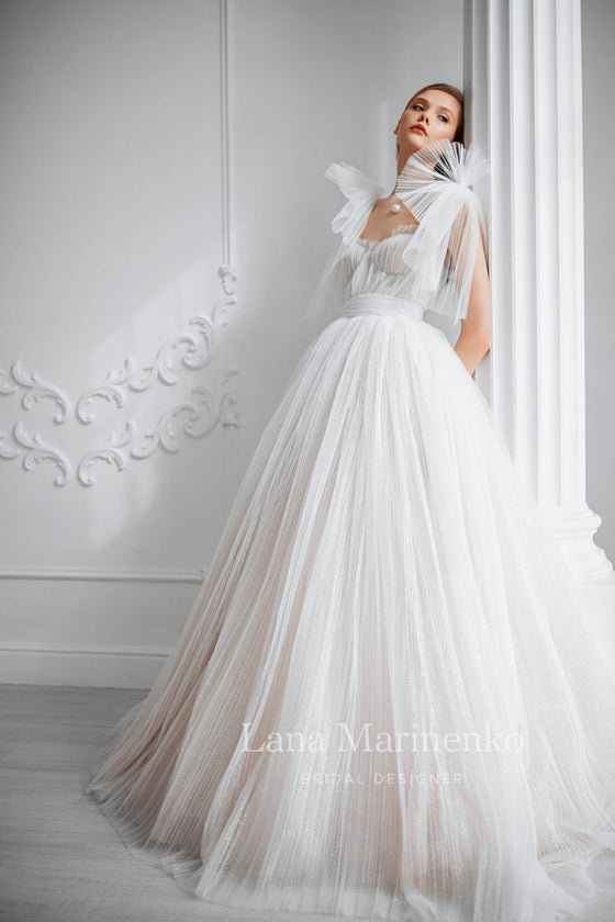 Shimmering Wedding Dress