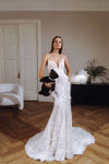 Sleeveless Wedding Dress Lace