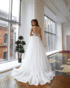 Sleeveless wedding dress_A line sleeveless wedding dress