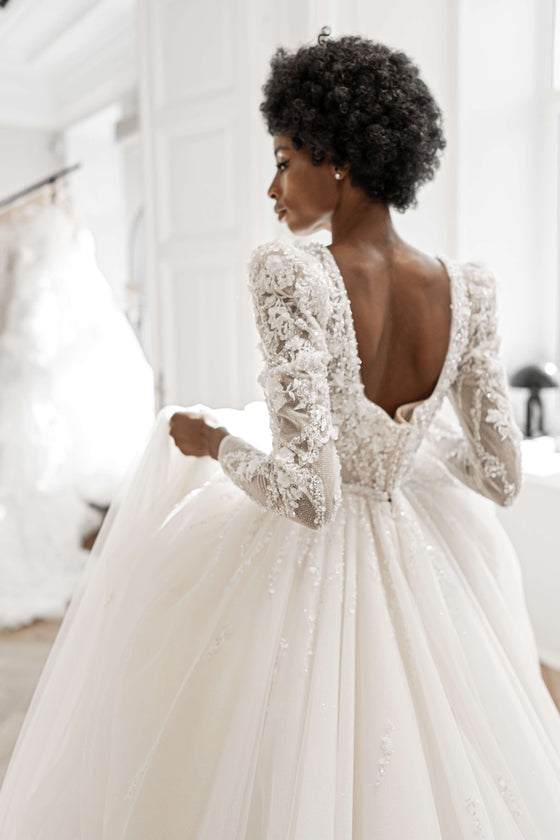 Wedding Dress Ball Gown Long Sleeve