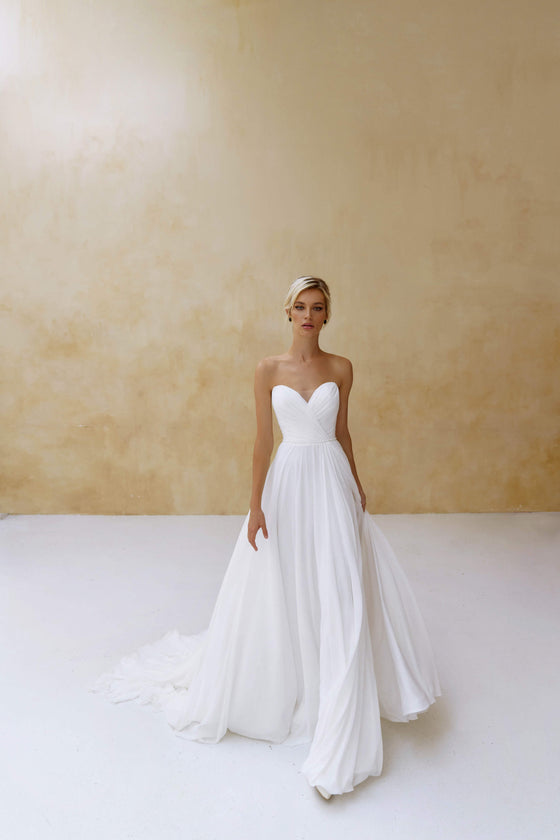Wedding Dress With Puff Sleeves