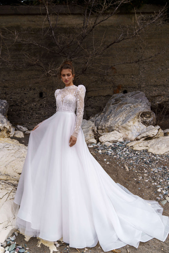 Wedding Dresses With Lace Long Sleeves 