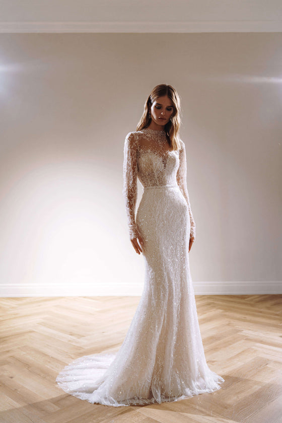Long Sleeve Wedding Dress Topper Beaded Wedding Dress Topper Beaded Lace Bolero, Large Long Sleeve Wedding Dress Topper Beaded Wedding Dress Topper Beaded Lace Bolero, Large
