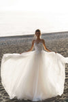 White corset bridal