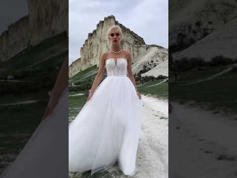 A line Wedding Dress With Lace