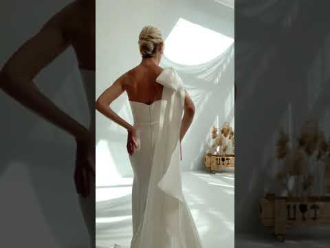 One Shoulder Wedding Dress