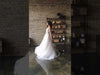 Long Sleeve Sparkly Wedding Dress